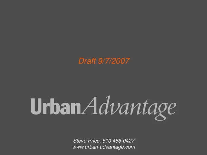 draft 9 7 2007