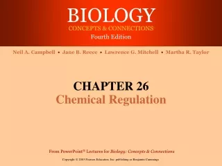 CHAPTER 26 Chemical Regulation