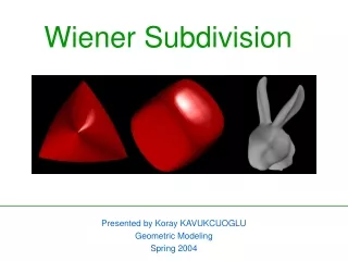 Wiener Subdivision