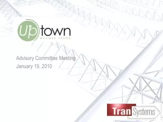 Advisory Committee Meeting January 19, 2010