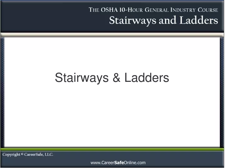 stairways ladders