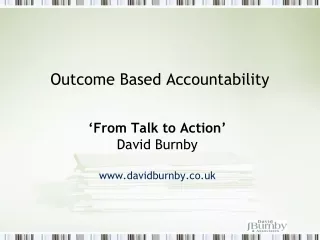 Outcome Based Accountability