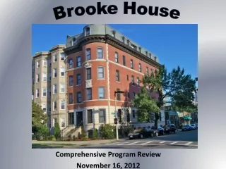Comprehensive Program Review November 16, 2012