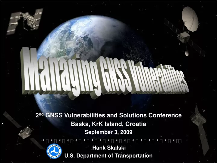 managing gnss vulnerabilites