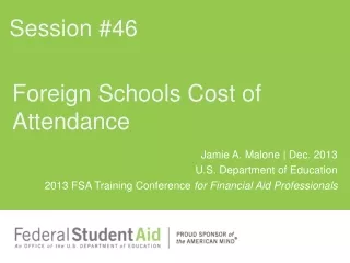 F oreign Schools Cost of Attendance