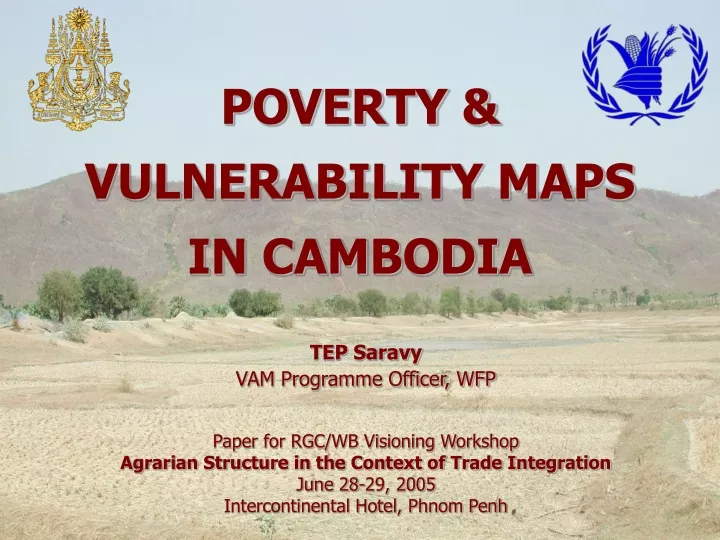 poverty vulnerability maps in cambodia