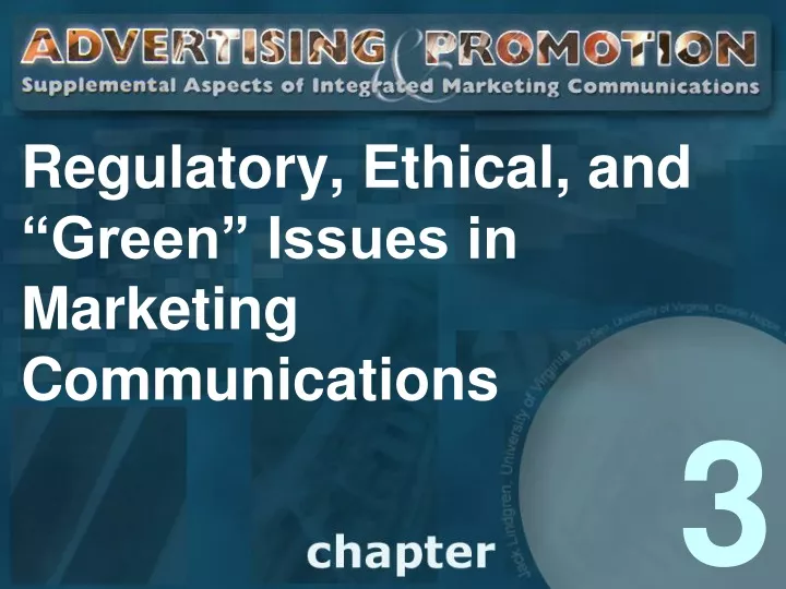 regulatory ethical and green issues in marketing communications