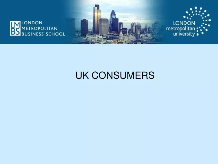 uk consumers