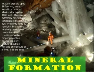 Mineral Formation