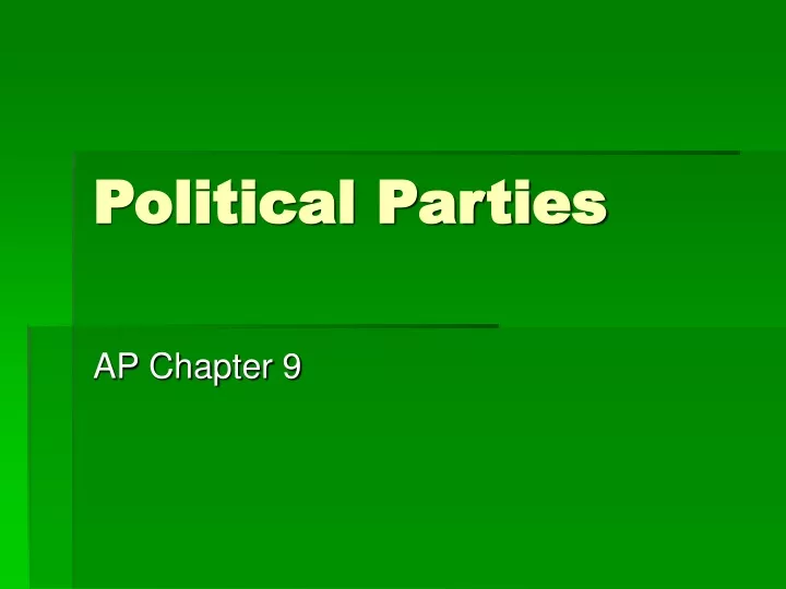 political parties