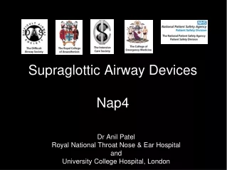 Supraglottic Airway Devices Nap4