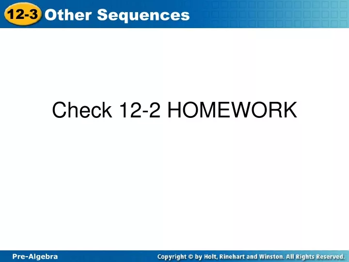 check 12 2 homework