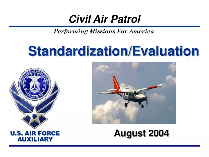 standardization evaluation
