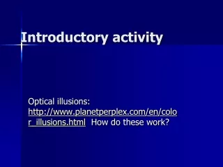Introductory activity