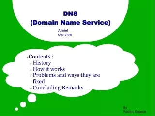 DNS (Domain Name Service)