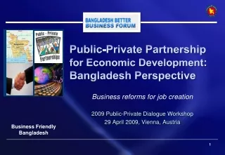 Public-Private Partnership  for Economic Development : Bangladesh Perspective