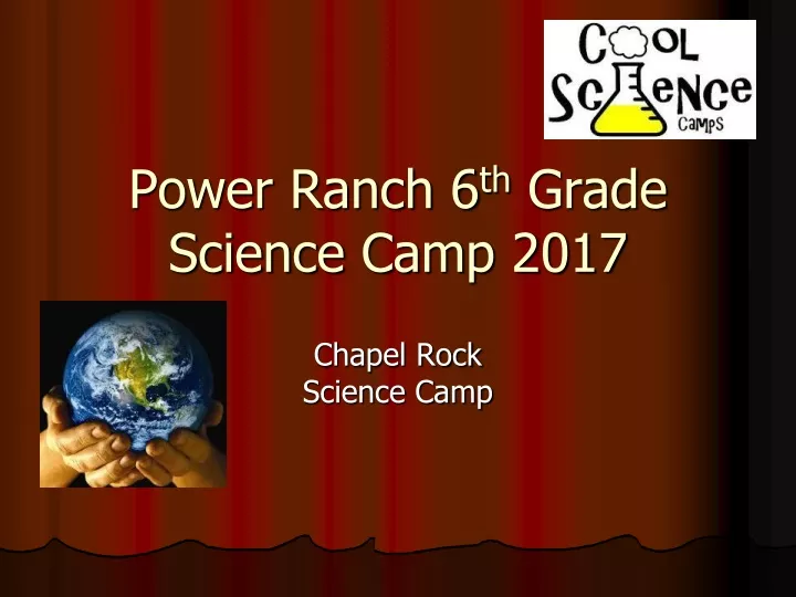 power ranch 6 th grade science camp 2017
