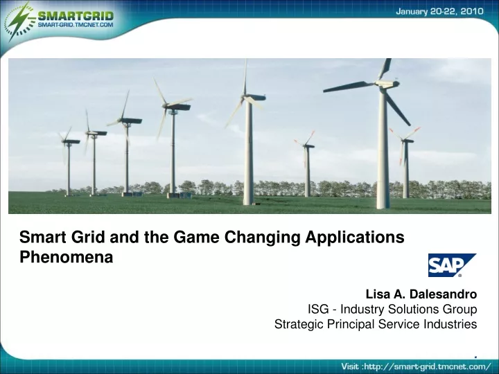 smart grid and the game changing applications