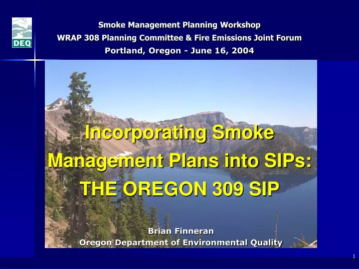 smoke management planning workshop wrap