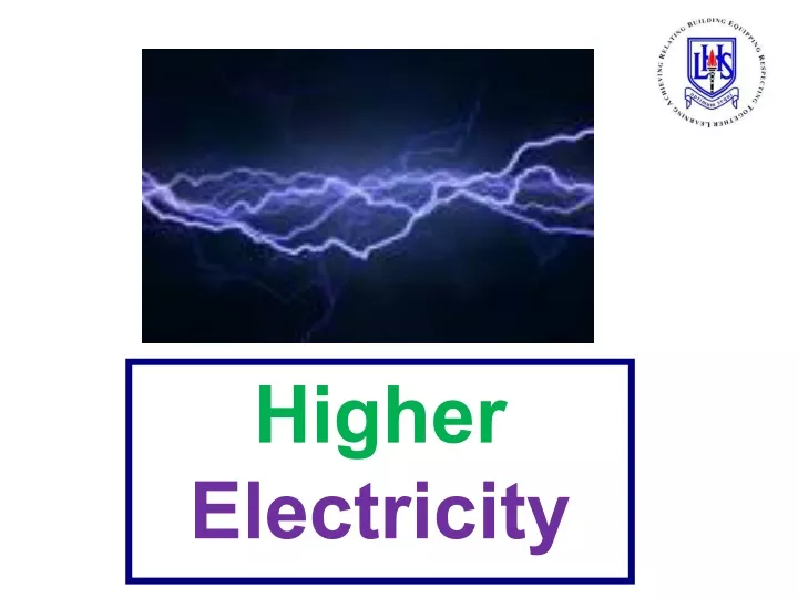 higher electricity