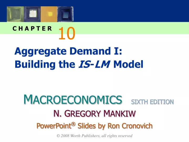 aggregate demand i building the is lm model