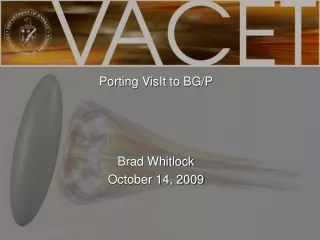Brad Whitlock October 14, 2009