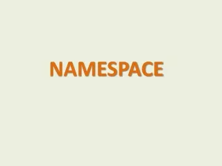 NAMESPACE