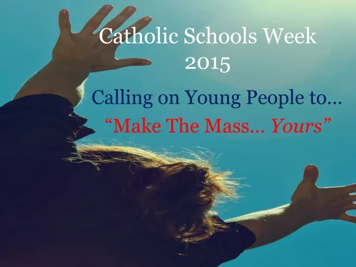 catholic schools week 2015