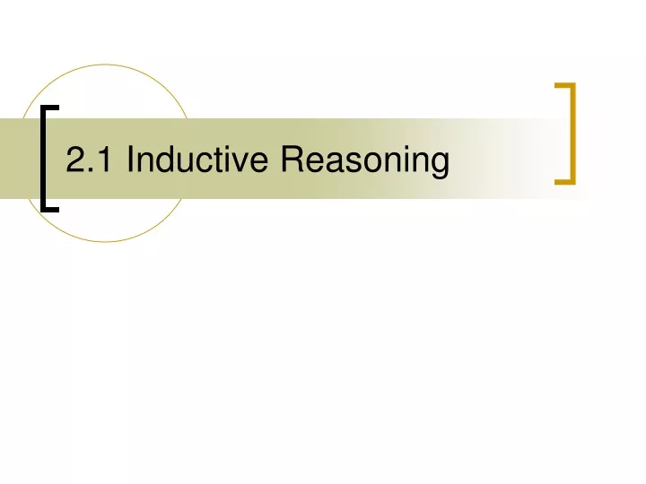 2 1 inductive reasoning