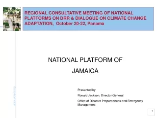 NATIONAL PLATFORM OF  JAMAICA
