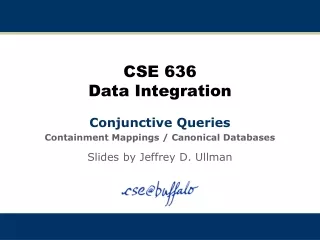 CSE 636 Data Integration