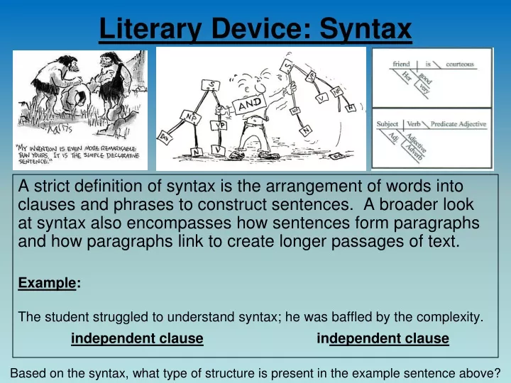 literary device syntax