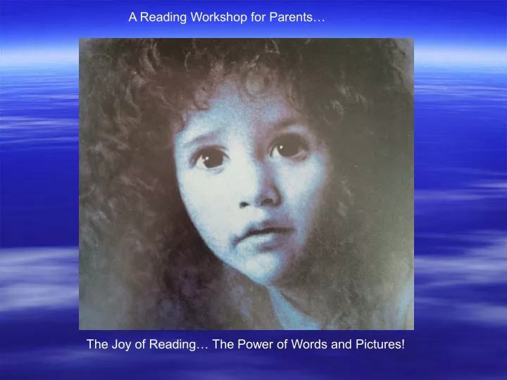 a reading workshop for parents
