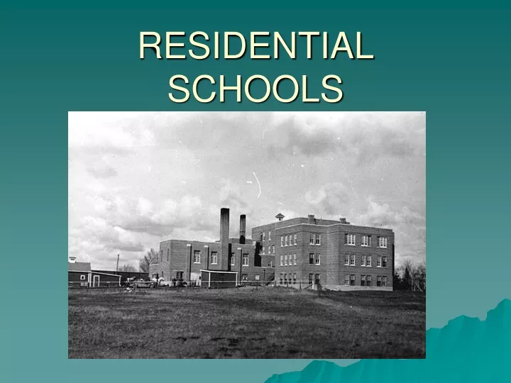 residential schools