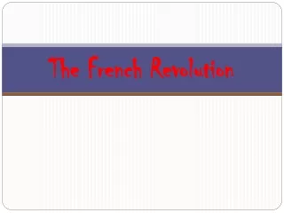 The French Revolution