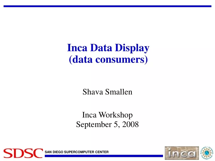 inca data display data consumers