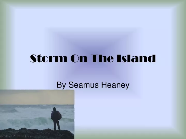 storm on the island