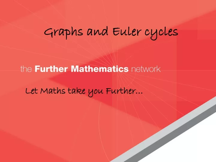 graphs and euler cycles
