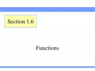 Functions