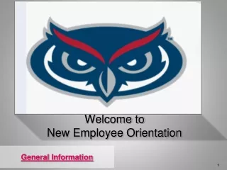 Welcome to  New Employee Orientation