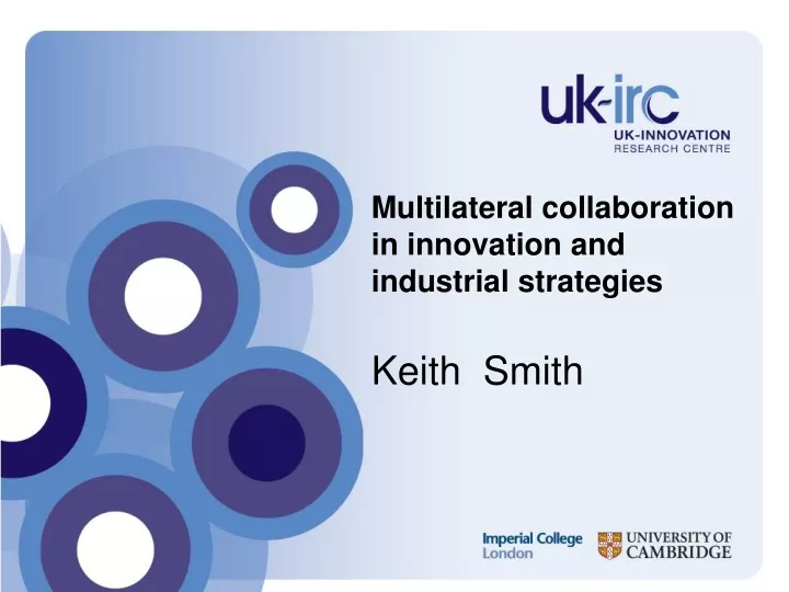 multilateral collaboration in innovation