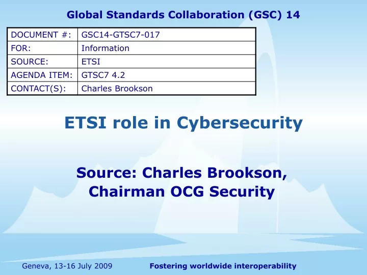 etsi role in cybersecurity