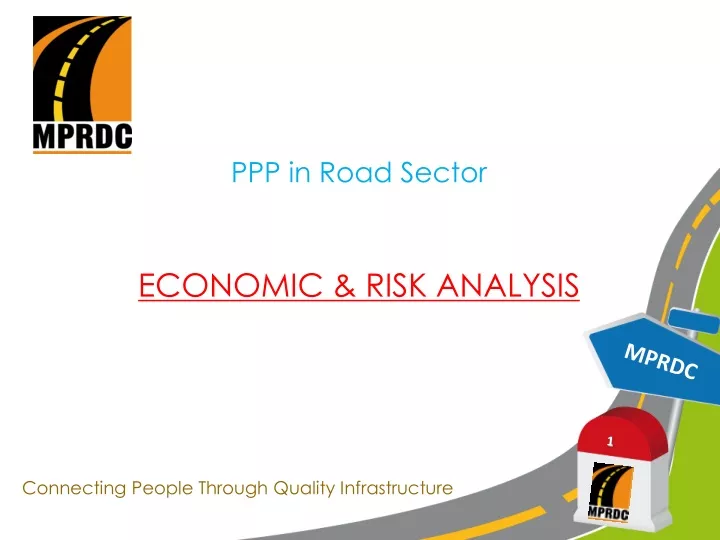 ppp in road sector economic risk analysis