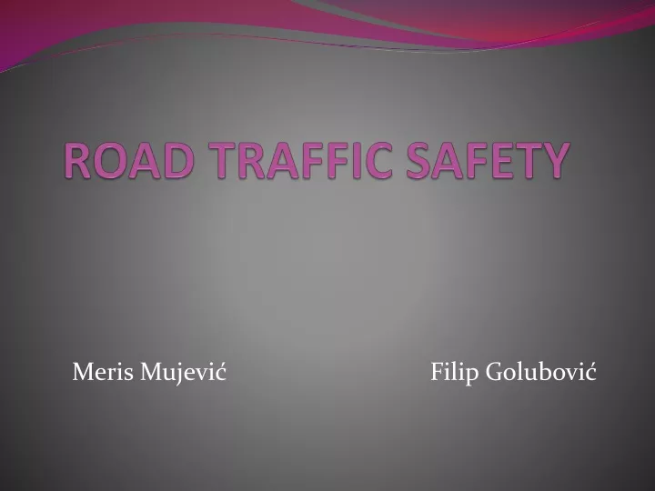 road traffic safety