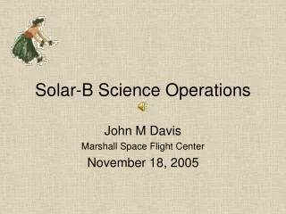 Solar-B Science Operations