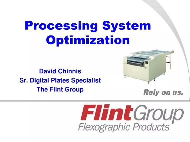 processing system optimization