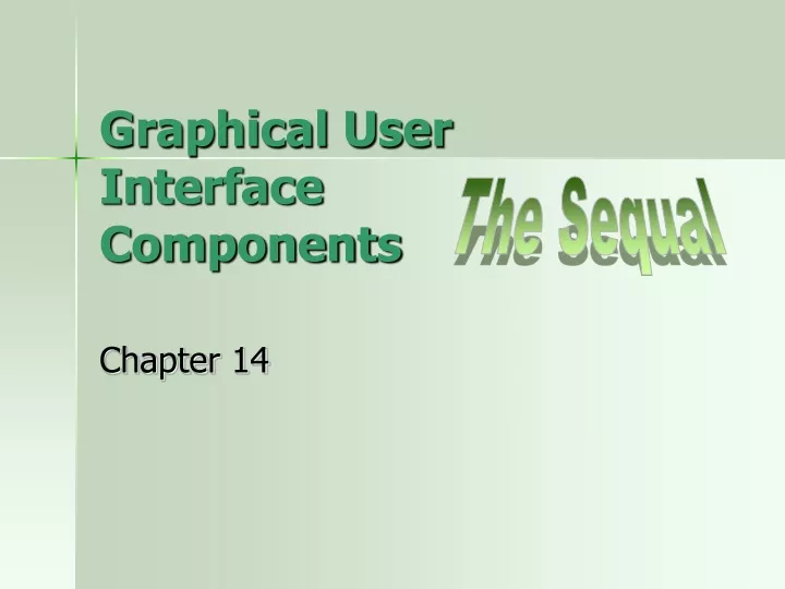 graphical user interface components