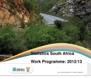 Statistics South Africa Work Programme: 2012/13