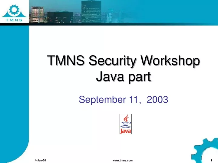 tmns security workshop java part