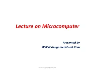 Lecture on Microcomputer